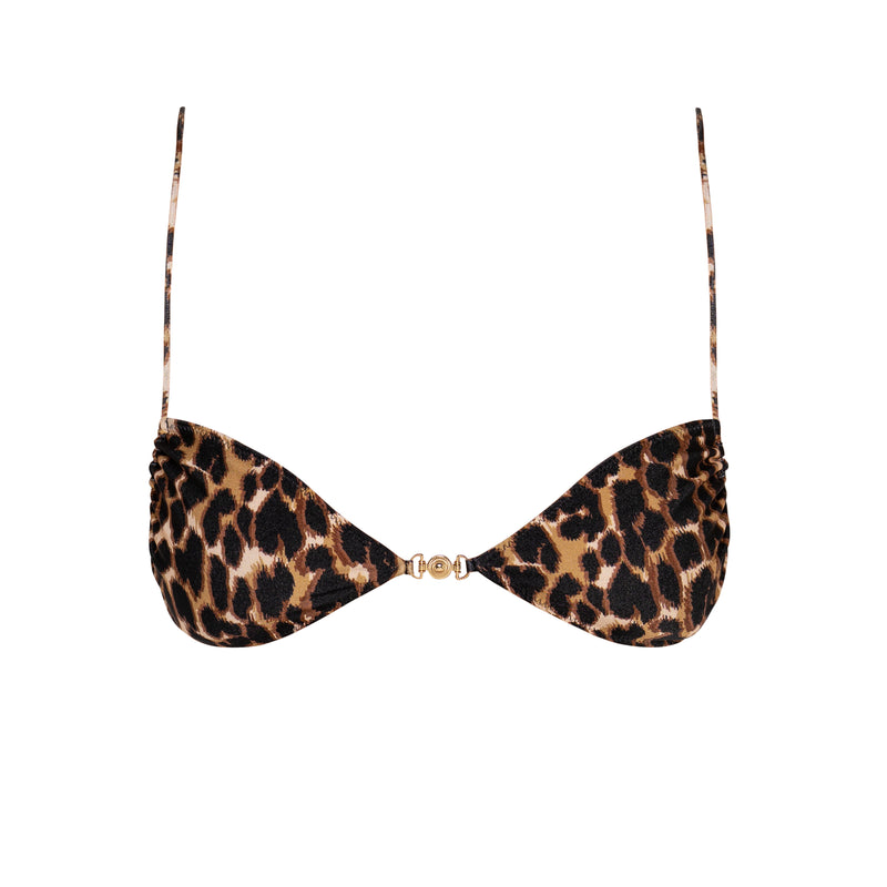 ELLA Leopard Luxe - Bralette Bikini Top